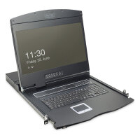 Digitus 19" LCD KVM Konsole, 1-Port VGA, deutsche...