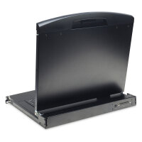 Digitus 17" LCD KVM Konsole, 8-Port VGA, deutsche Tastatur