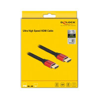 Delock Ultra High Speed HDMI Kabel 48 Gbps 8K 60 Hz rot 2...