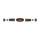 Delock Kabelverbinder T-Form für Außenbereich 4 Pin, IP68 wasserdicht, schraubbar, Kabeldurchmesser 4,5 - 7,5 mm schwarz