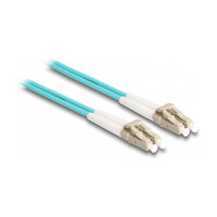 Delock LWL Kabel mit Metallarmierung LC Duplex zu LC Duplex Multimode OM3 2 m