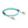 Delock LWL Kabel mit Metallarmierung LC Duplex zu LC Duplex Multimode OM3 2 m
