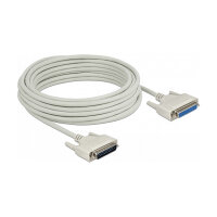 Delock Serielles Kabel D-Sub 25 Stecker zu Buchse 10 m