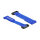 Delock Klett-Kabelbinder mit Schlaufe L 150 x B 20 mm blau 5 Stück