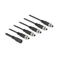 Delock DC Verteilerkabel 5,5 x 2,1 mm 1 x Buchse zu 5 x...