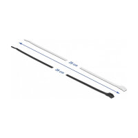 Delock Kabelbinder mit flachem Kopf L 280 x B 3,6 mm 100 Stück