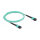 Delock LWL Kabel MPO Buchse zu MPO Buchse 12 Fasern, Polarität A, Multimode OM4, 50/125 µm, 2 m
