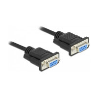 Delock RS-232 Kabel Seriell D-Sub 9 Buchse zu Buchse...