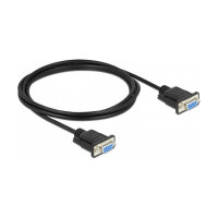 Delock RS-232 Kabel Seriell D-Sub 9 Buchse zu Buchse...