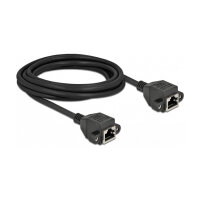 Delock Netzwerk Verlängerungskabel S/FTP RJ45 Buchse...