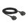 Delock Netzwerk Verlängerungskabel S/FTP RJ45 Buchse zu RJ45 Buchse Cat.6A 3 m schwarz