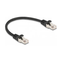 Delock Kabel RJ50 Stecker zu RJ50 Stecker F/UTP 0,25 m schwarz
