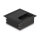Delock Kabeldurchführung für Tischeinbau mit Bürste 80 x 80 x 28 mm schwarz