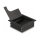 Delock Kabeldurchführung für Tischeinbau mit Bürste 80 x 80 x 28 mm schwarz