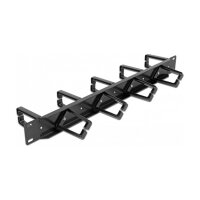 Delock 19? Kabelmanagement Rangierpanel beidseitig mit 9...