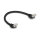 Delock RJ45 Netzwerkkabel Cat.6A S/FTP 45° nach oben gewinkelt 0,25 m schwarz