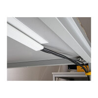 Delock Kabelkanal für Untertischmontage 63 x 28 mm - Länge 400 mm 2 Stück weiß