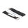 Delock Klettkabelbinder mit Schlaufe und Beschriftungsfeld L 203 x B 20 mm schwarz 5 Stück