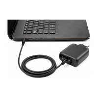 Delock Notebook Ladekabel USB Type-C™ Stecker zu 5,5 x 2,1 mm Stecker