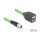 Delock M12 Kabel X-kodiert 8 Pin Stecker zu RJ45 Buchse PUR (TPU) 0,5 m