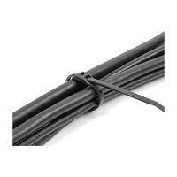 Delock Kabelbinder mit flachem Kopf L 150 x B 3,6 mm 100 Stück schwarz