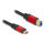 Delock USB 5 Gbps Kabel USB Type-C™ Stecker zu USB Typ-B Stecker 1 m rot Metall