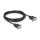 Delock RS-232 Kabel Seriell D-Sub9 Buchse zu Buchse mit schmalem Steckergehäuse 5 m