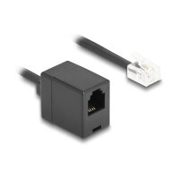 Delock Telefonkabel / Spiralkabel RJ11 Stecker zu RJ11...