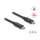 Delock USB 80 Gbps Kabel USB Type-C™ Stecker zu Stecker 16K 60 Hz PD 3.1 240 W E-Marker koaxial 0,5 m schwarz