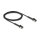 Delock RJ45 Slim Netzwerkkabel Cat.6A U/FTP winkelbar schwarz 2 m