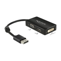 DELOCK Adapterkabel DisplayPort Stecker > 1 x VGA + 1...