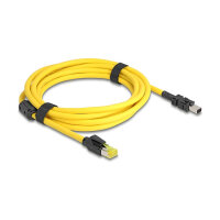 Delock Mini I/O 8 Pin D-Form Typ 2 Stecker zu RJ45...