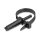 Delock Kabelbinder mit Dübel L 150 x B 7,0 mm schwarz 100 Stück