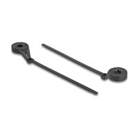 Delock Kabelbinder mit Befestigungsöse L 180 x B 6...