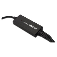 DIGITUS USB 2.0 Anschlusskabel 2.0 -4x RS232 Kabel 1.5m, sw
