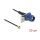 Delock Antennenkabel FAKRA C Stecker zu MHF® I Stecker 1,13 - 20 cm 1 vorgestanztes Loch