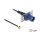 Delock Antennenkabel FAKRA C Stecker zu MHF® I Stecker 1,13 - 20 cm 2 vorgestanzte Löcher