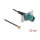 Delock Antennenkabel FAKRA Z Stecker zu MHF® I Stecker 1,13 - 20 cm 2 vorgestanzte Löcher
