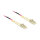 Delock LWL Kabel LC Duplex zu LC Duplex Multimode OM4 100 m