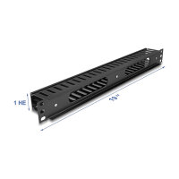 Delock 19? 1 HE Kabelmanagement Rangierpanel mit 2...