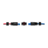 Delock Kabelverbinder RJ45 Buchse zu RJ45 Buchse Cat.6 mit M16 Gewinde und Bayonettverschluss IP68 staub- und wasserdicht