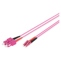DIGITUS LWL Patchkabel LC -> SC 1.00m Multimode Duplex...