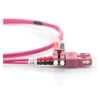 DIGITUS LWL Patchkabel LC -> SC 3.00m Multimode Duplex OM4