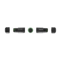 Delock Kabelverbinder RJ45 Buchse zu RJ45 Buchse Cat.6 mit M16 Gewinde IP68 staub- und wasserdicht