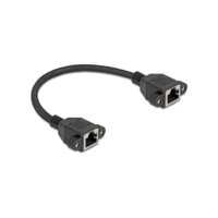 Delock Netzwerk Verlängerungskabel S/FTP RJ45 Buchse...