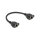 Delock Netzwerk Verlängerungskabel S/FTP RJ45 Buchse zu RJ45 Buchse Cat.6A flache Ausführung 0,25 m schwarz