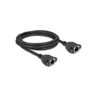Delock Netzwerk Verlängerungskabel S/FTP RJ45 Buchse...