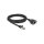 Delock Netzwerk Verlängerungskabel S/FTP RJ45 Stecker zu RJ45 Buchse Cat.6A flache Ausführung 3 m schwarz