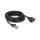 Delock Netzwerk Verlängerungskabel S/FTP RJ45 Stecker zu RJ45 Buchse Cat.6A flache Ausführung 5 m schwarz