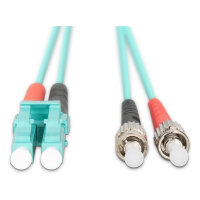 DIGITUS LWL Patchkabel LC -> ST 1.00m Multimode Duplex...